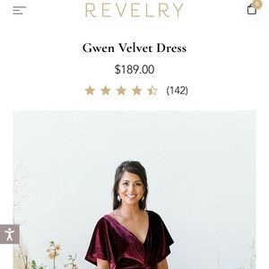 Revelry Gwen Velvet Dress